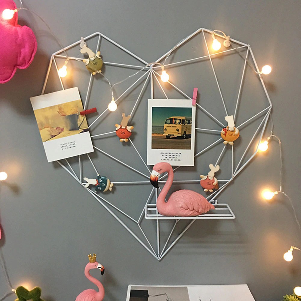 Aesthetic Room Decor  Heart Shape Wall Organizer