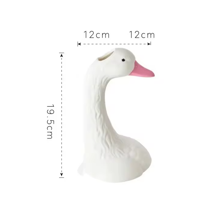 Funky Swan Vase | Aesthetic Room Decor