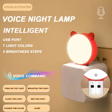 Voice Activated Night Lamp | Aesthetic Room Decor