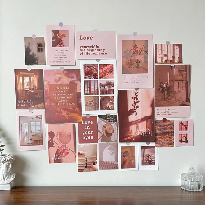 Desk Wall Collage | Aesthetic Room Decor