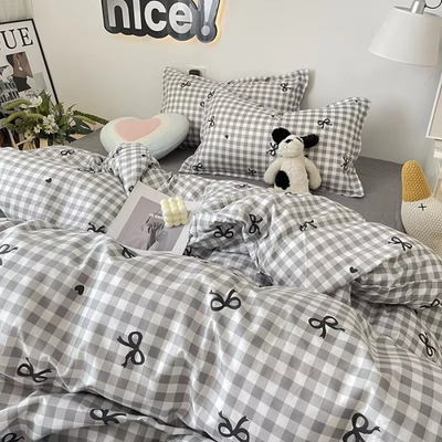 Bow Tie Bedding Set | Aesthetic Room Decor