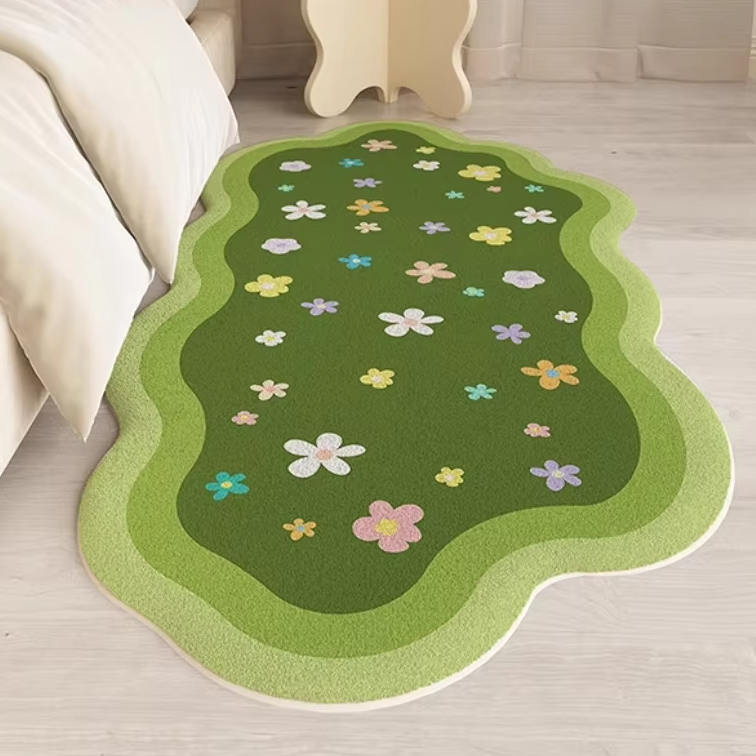 Soft Plush Spring Vibes Rug | Aesthetic Room Decor