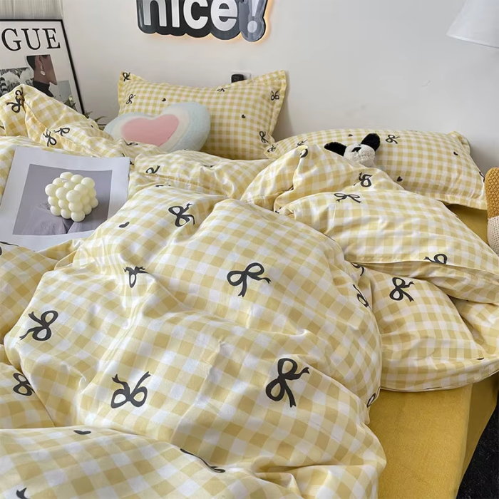 Bow Tie Bedding Set | Aesthetic Room Decor