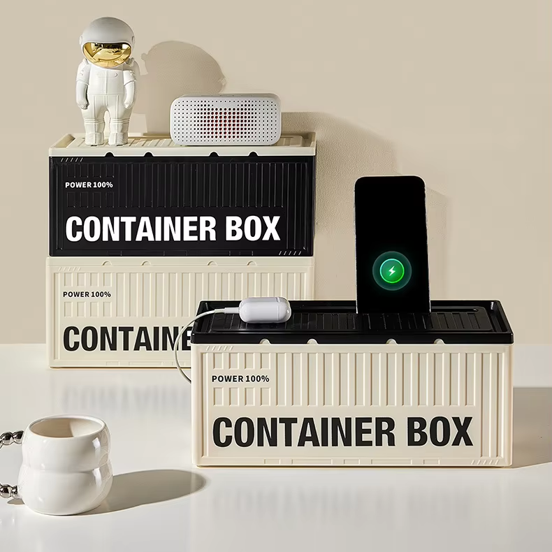 Shipping Container Cable Organizer | Aesthetic Room Decor