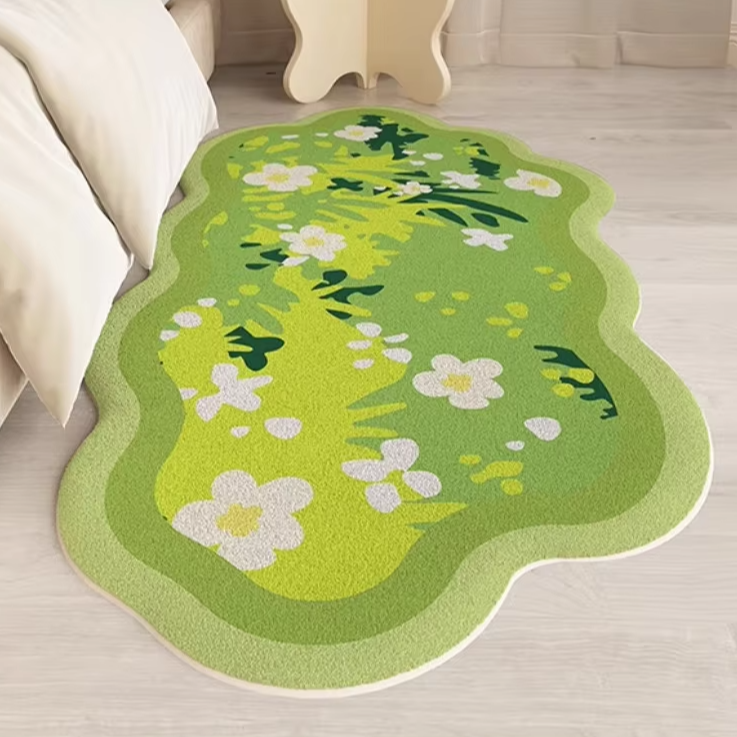 Soft Plush Spring Vibes Rug | Aesthetic Room Decor