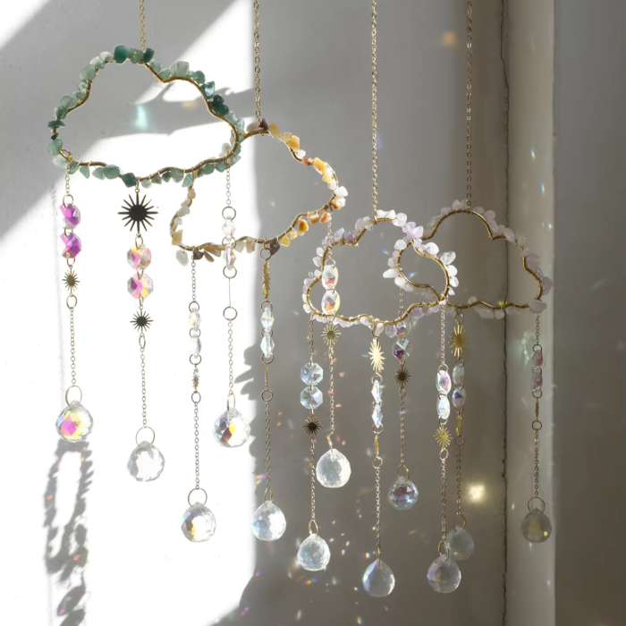 Cloud Crystal Suncatcher | Aesthetic Room Decor