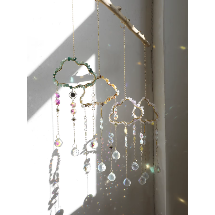 Cloud Crystal Suncatcher | Aesthetic Room Decor