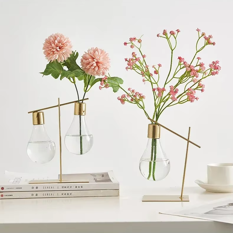 Light Bulb Flower Vase | Aesthetic Room Decor