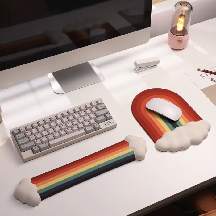 Rainbow Mouse Pad | Aesthetic Room Decor