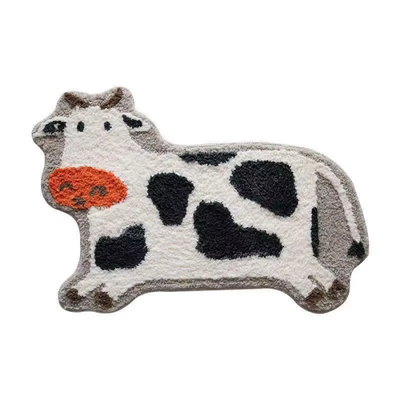 Kawaii Cow Rug | Aesthetic Room Decor