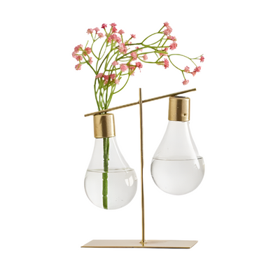 Light Bulb Flower Vase | Aesthetic Room Decor