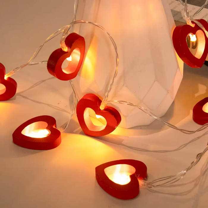 Love Heart String Lights | Aesthetic Room Decor