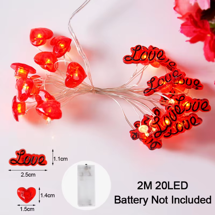 Love Is In The Air String Lights | Aesthetic Room Decor