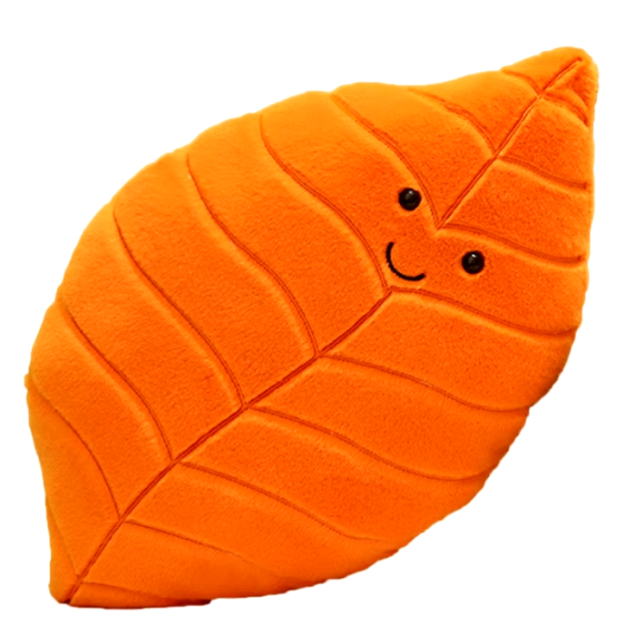 Fall Leaf Pillow | Aesthetic Room Decor