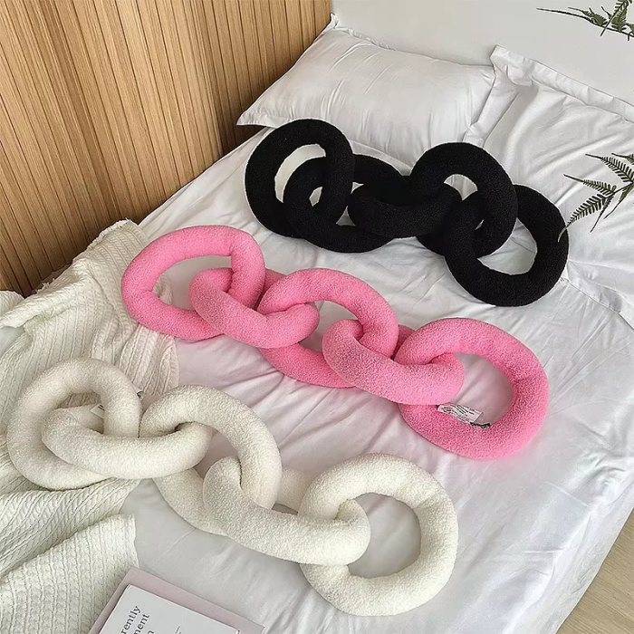 Chain Lock Pillow | Aesthetic Room Decor