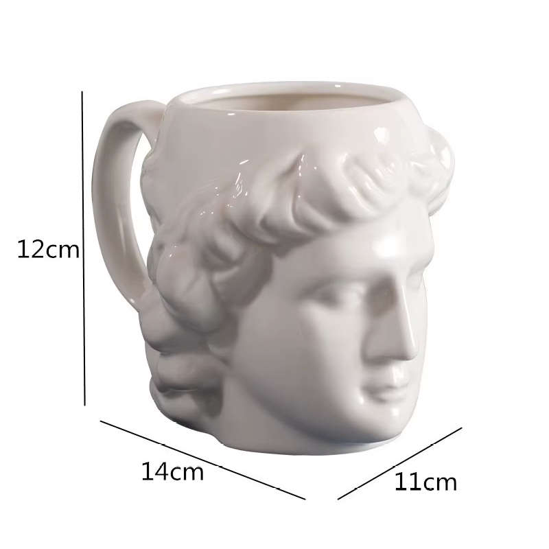 Apollo Sculpture Mug | Aesthetic Room Decor