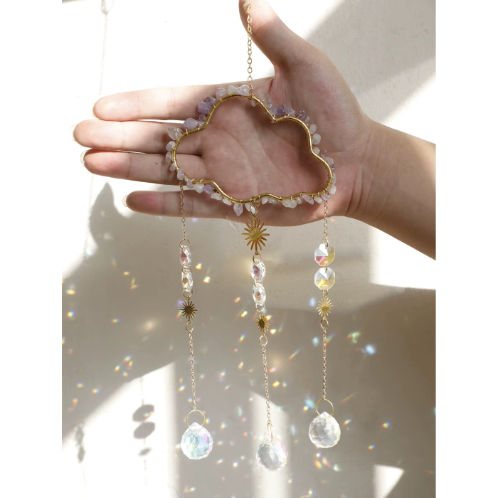 Cloud Crystal Suncatcher | Aesthetic Room Decor