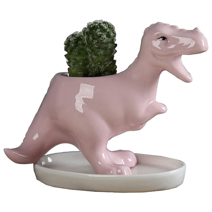 T-Rex Flower Pot | Aesthetic Room Decor