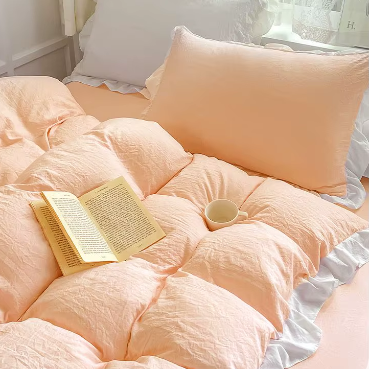 Soft Girl Bedding Set | Aesthetic Room Decor