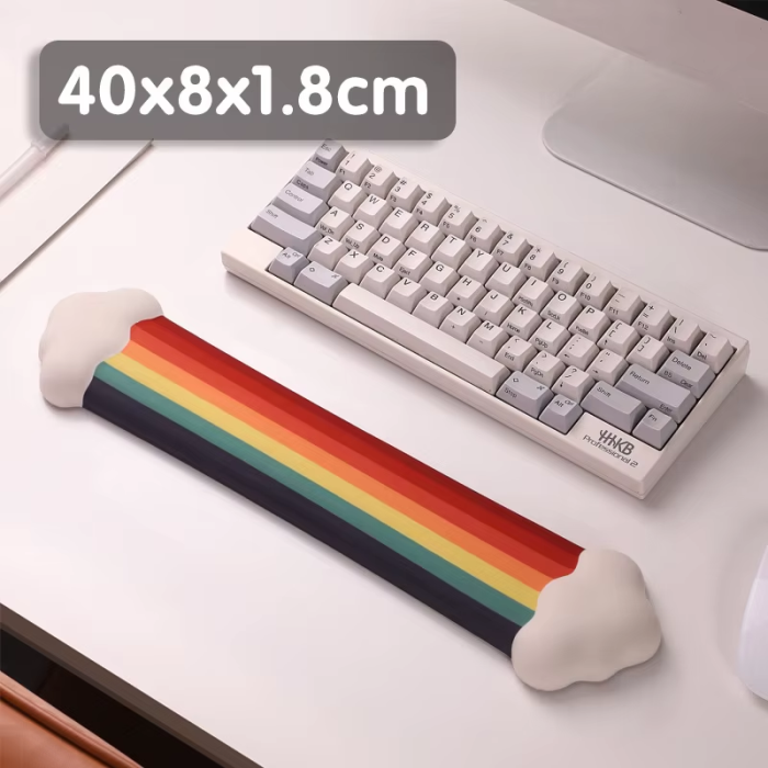 Rainbow Wrist Rest | Aesthetic Room Decor