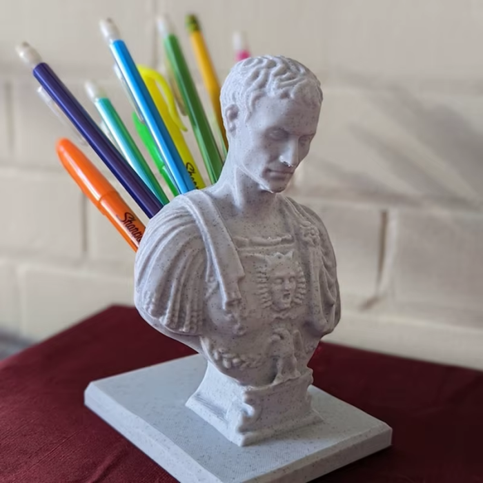 Julius Caesar Pen Holder | Aesthetic Room Decor