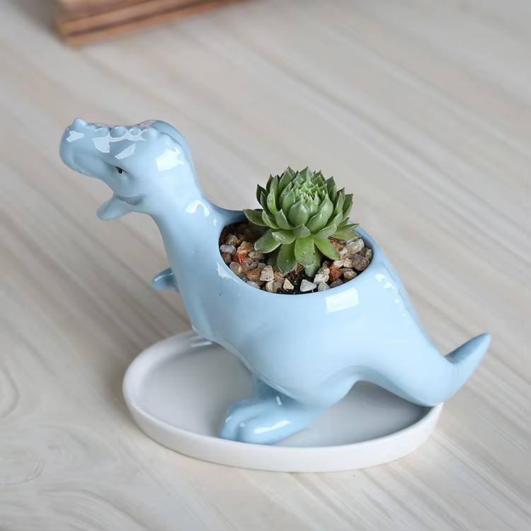 T-Rex Flower Pot | Aesthetic Room Decor