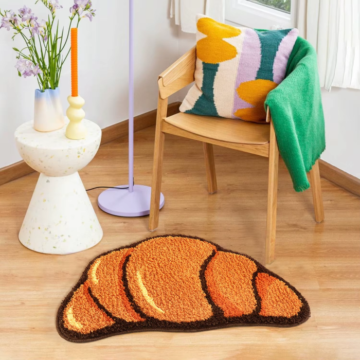 Croissant Rug | Aesthetic Room Decor