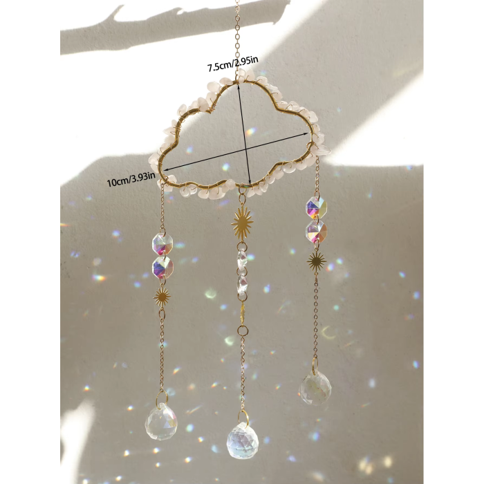 Cloud Crystal Suncatcher | Aesthetic Room Decor