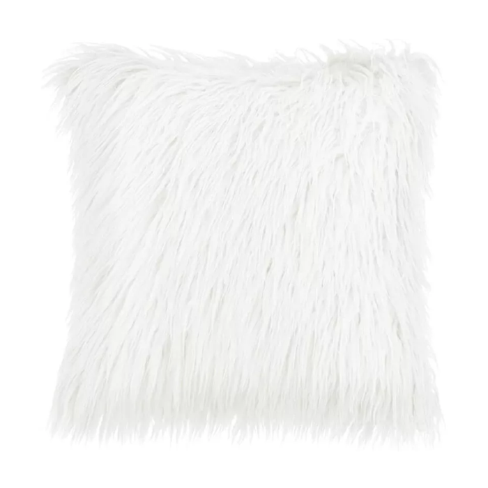 Hairy Fur Pillow Cover | Aesthetic Room Decor