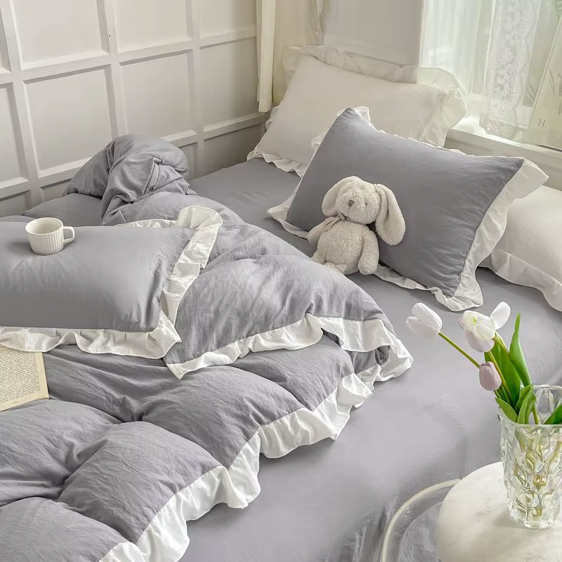 Soft Girl Bedding Set | Aesthetic Room Decor