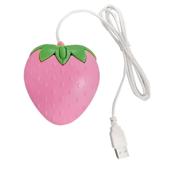 Strawberry Computer Mouse | Aesthetic Room Decor