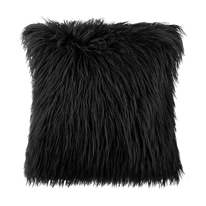 Hairy Fur Pillow Cover | Aesthetic Room Decor