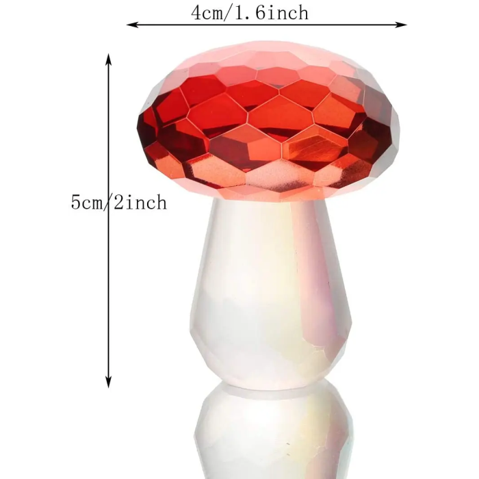 Crystal Mushroom Decor | Aesthetic Room Decor