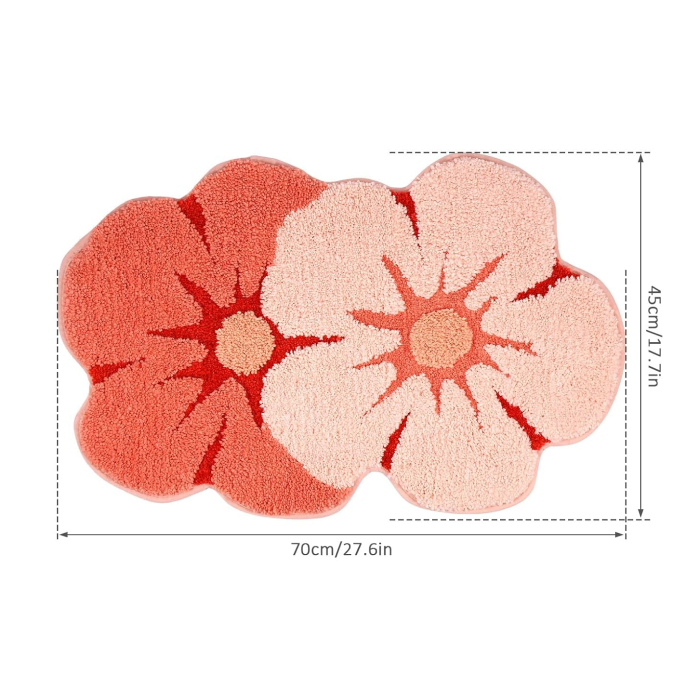 Retro Flowers Rug | Aesthetic Room Decor