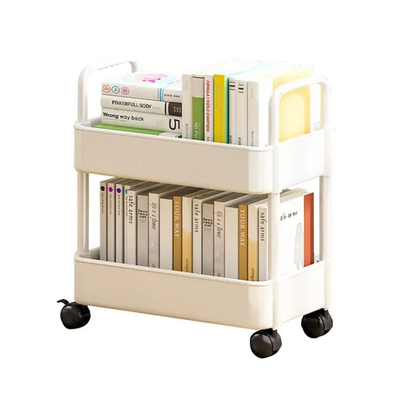 2 Tier Book Storage Trolley | Aesthetic Room Decor