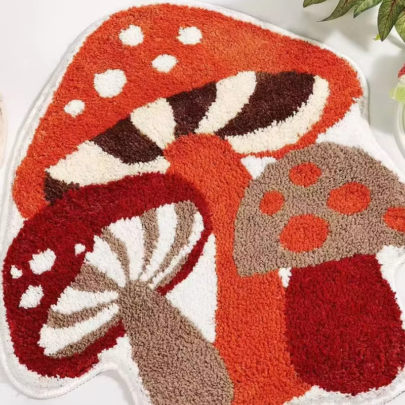 Poisonous Mushroom Rug | Aesthetic Room Decor