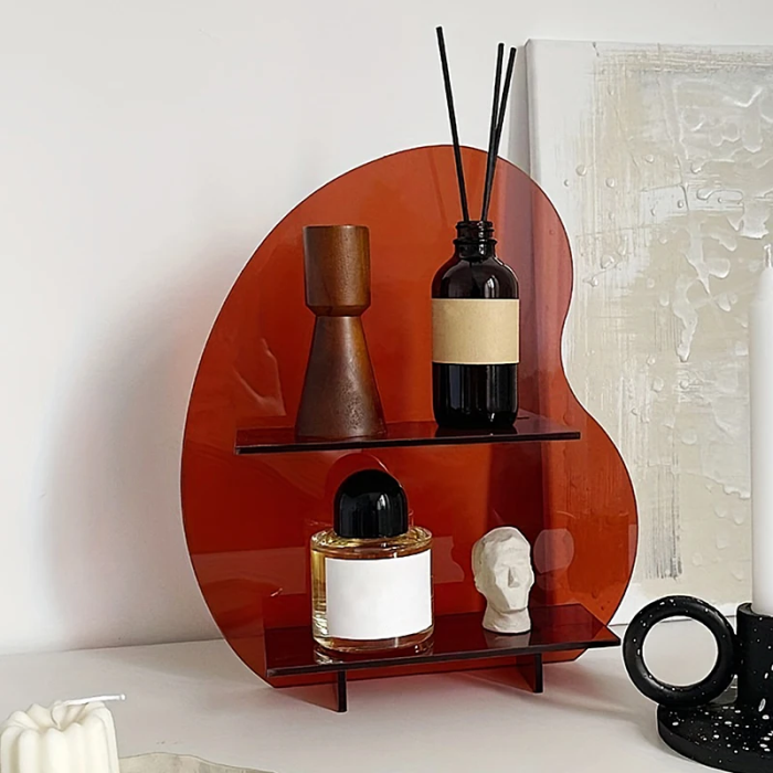 Makeup Storage Display Shelf | Aesthetic Room Decor