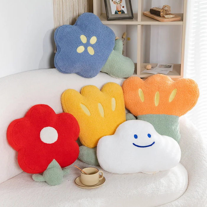 Flower Plush Pillow | Aesthetic Room Decor