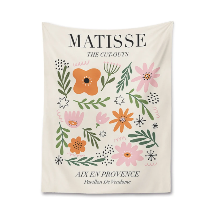 Matisse Art Tapestry | Aesthetic Room Decor
