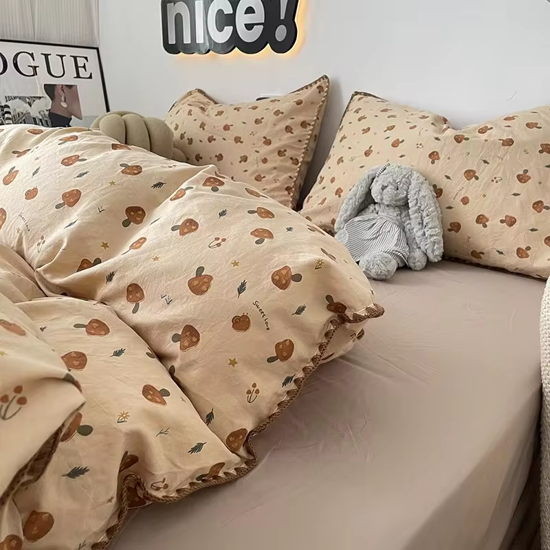 Mushroom Bedding Set | Aesthetic Room Decor