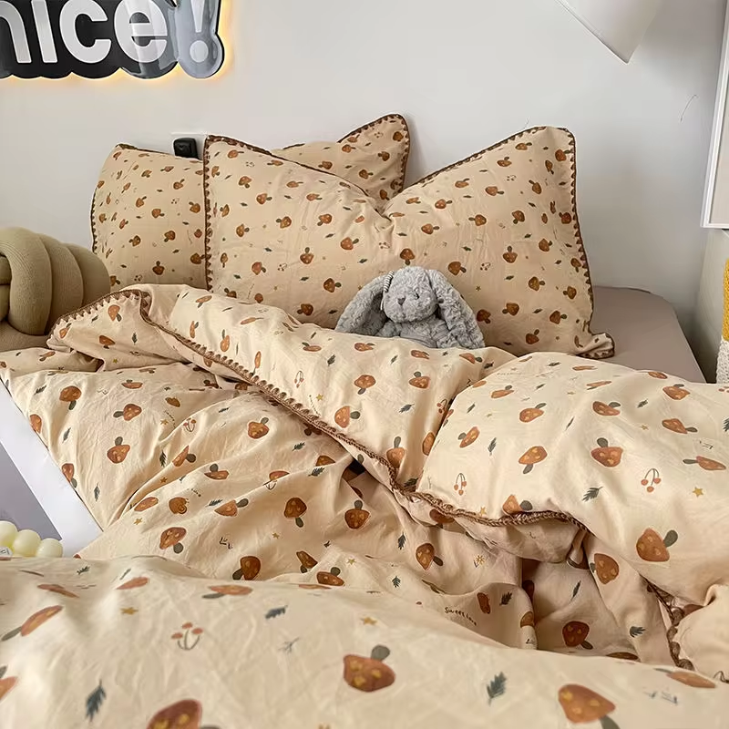 Mushroom Bedding Set | Aesthetic Room Decor