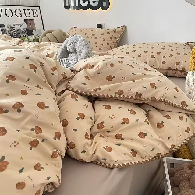 Cottage core shops mushroom bedsheets