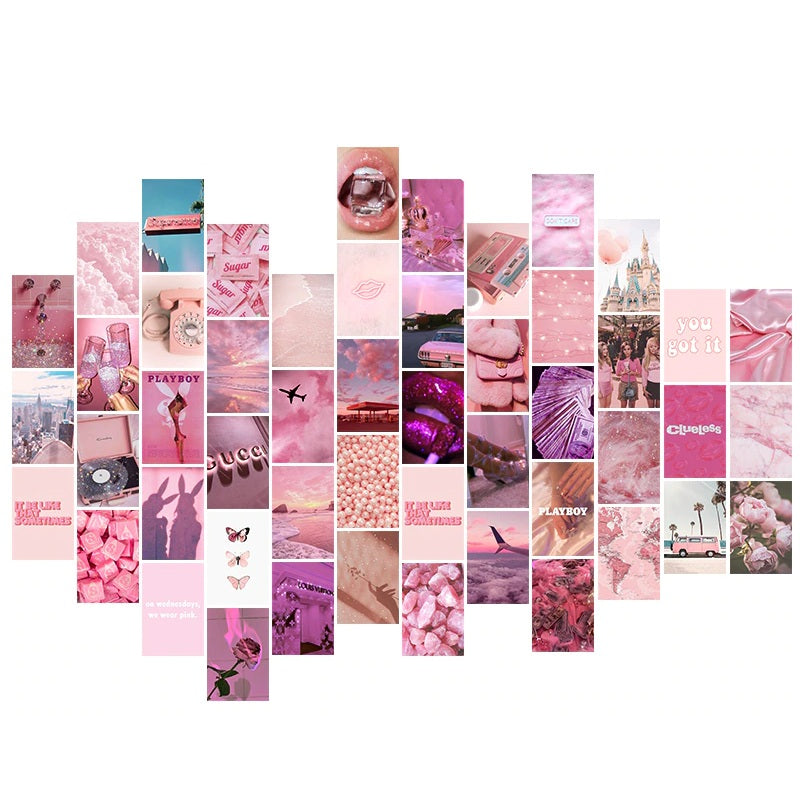 Aesthetic Collage Walls | Soft Girl Collage Kit